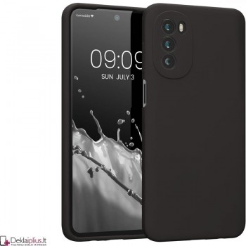 Silikoninis ploniausias dėklas - su kameros apsauga juodas (Motorola Moto G52/G82) Silikoninis ploniausias dėklas - su kameros apsauga juodas (Motorola Moto G52/G82)